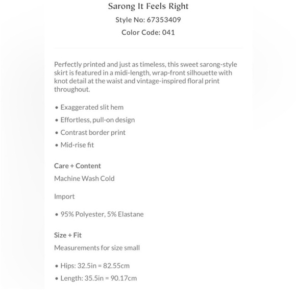 Free People Sarong It Feels Right Skirt - Picture 11 of 11